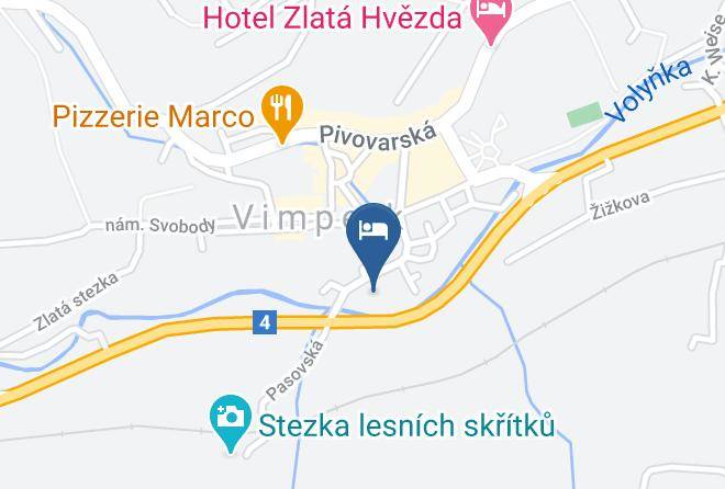 Prachatice - Penzion Volynka Maps