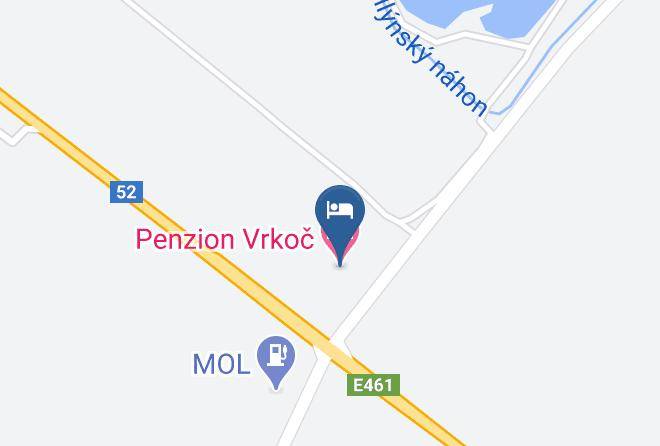 Brno Province - Penzion Vrkoc Maps
