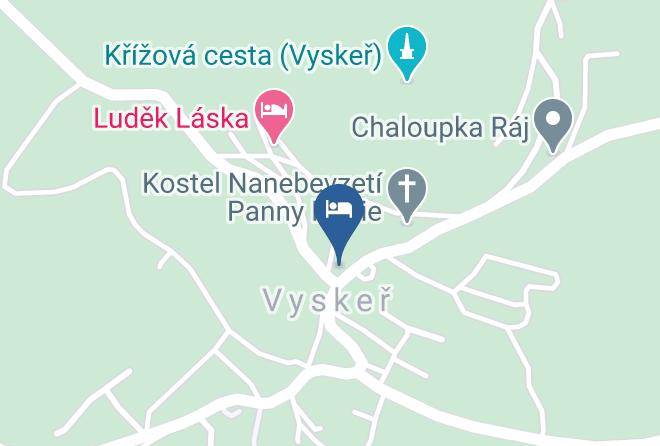 Semily - Penzion Vysker Maps