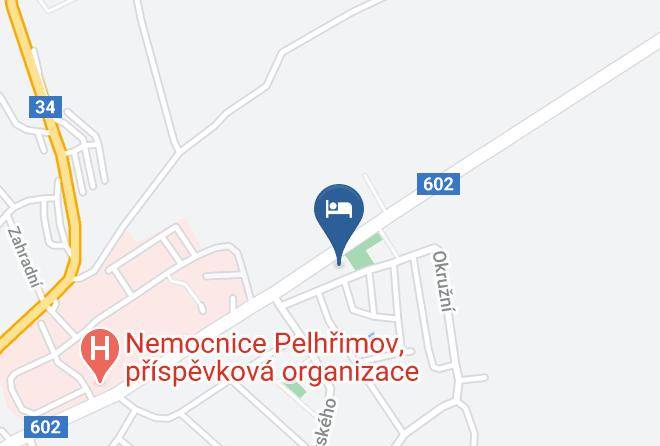 Pelhrimov - Penzion Vysluni Maps