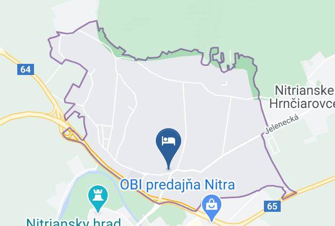 Nitra - Penzion & Wellness Zoborska Maps