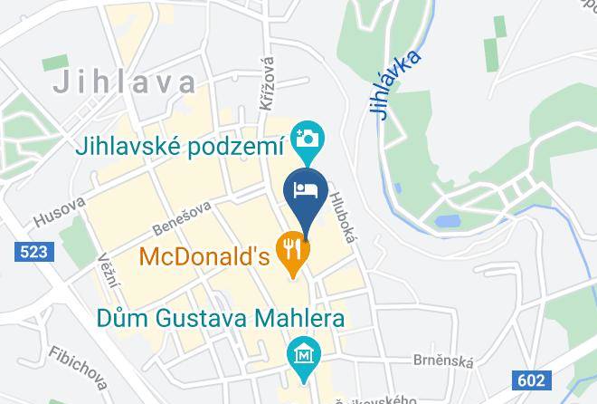 Jihlava - Penzion Atrium Maps