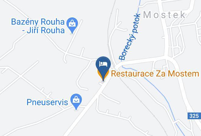 Trutnov - Penzion Za Mostem Maps