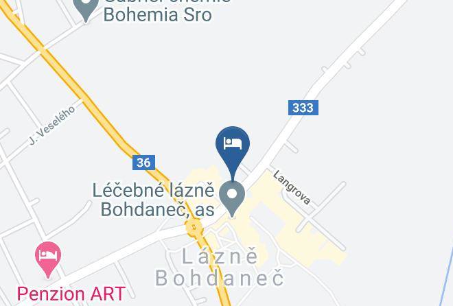 Lazne Bohdanec - Penzion Zahradka Maps