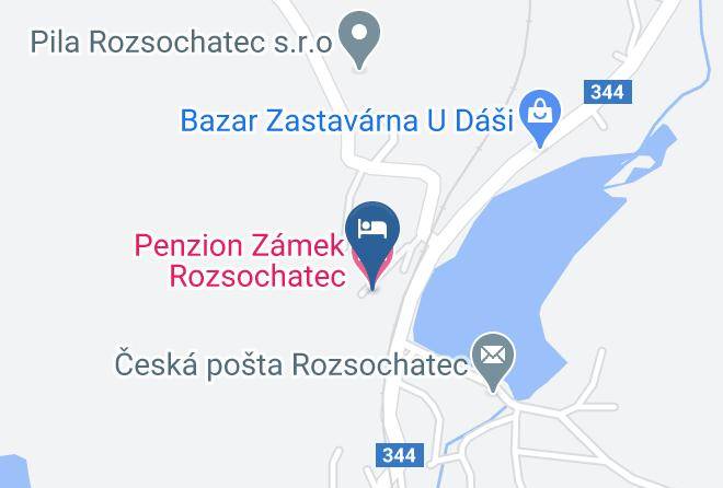 Havlickuv Brod - Penzion Zamek Rozsochatec Maps