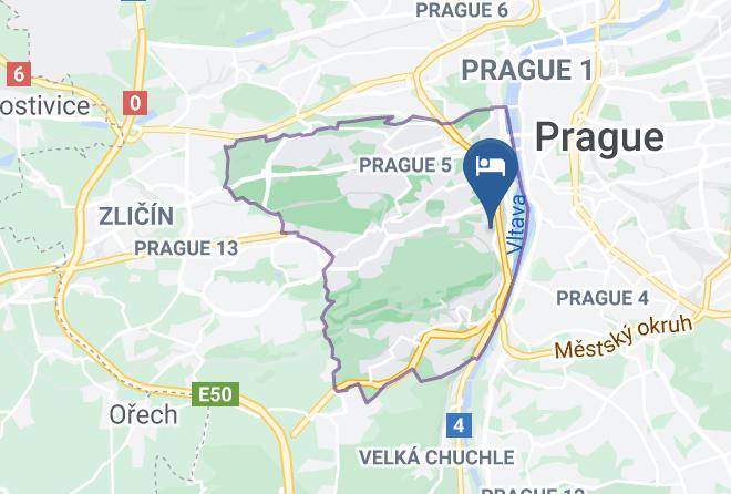 Prague - Penzion Zaverka Maps