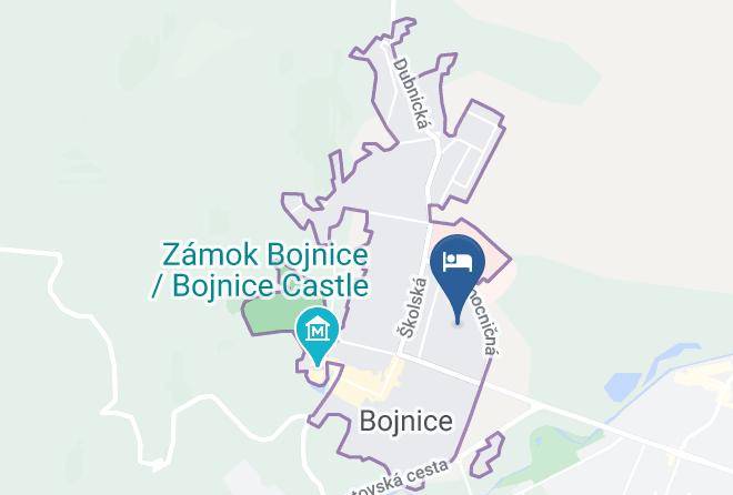 Prievidza - Penzion Zefir Bojnice Maps