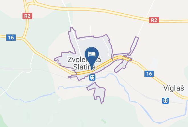 Zvolen - Penzion Zlaty Dukat Maps