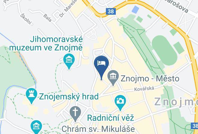Znojmo - Penzion Zlaty Vul Maps