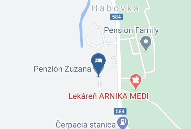Tvrdosin - Penzion Zuzana Maps