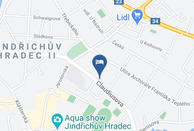 Jindrichuv Hradec - Penzionek Maps