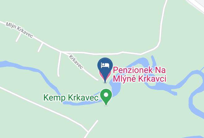 Tabor - Penzionek Na Mlyne Krkavci Maps