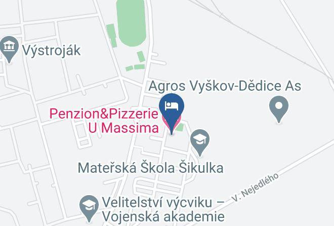 Vyskov - Penzion&pizzerie U Massima Maps