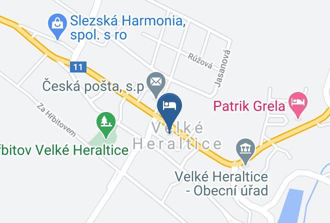 Opava - Penzion&restaurant U Tri Kastanu Maps