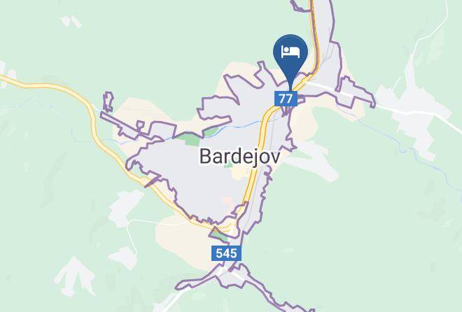 Bardejov - Penzon Ivana Maps