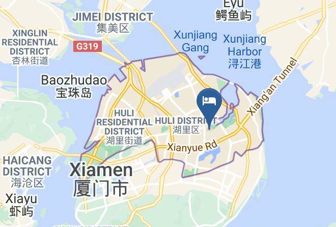 Xiamen - Peony Harbor City Hotel Maps