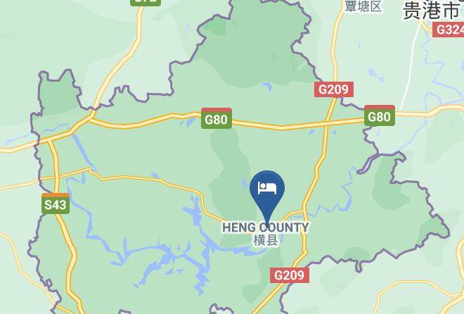 Nanning - Peony Hotel Maps