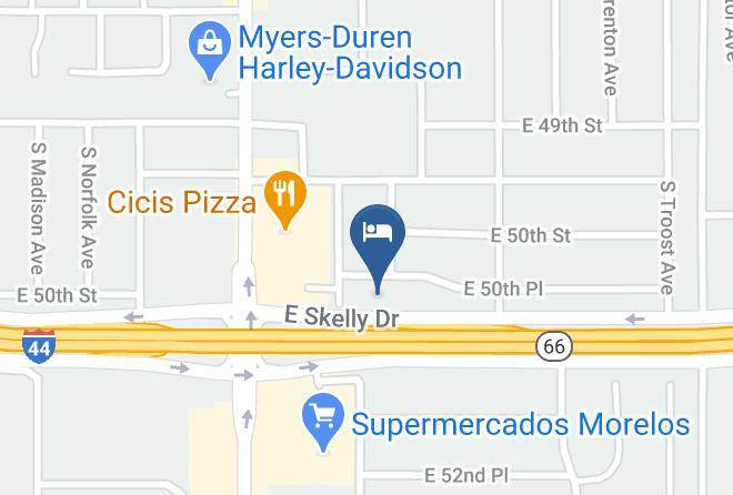 Tulsa - Peoria Inn Maps