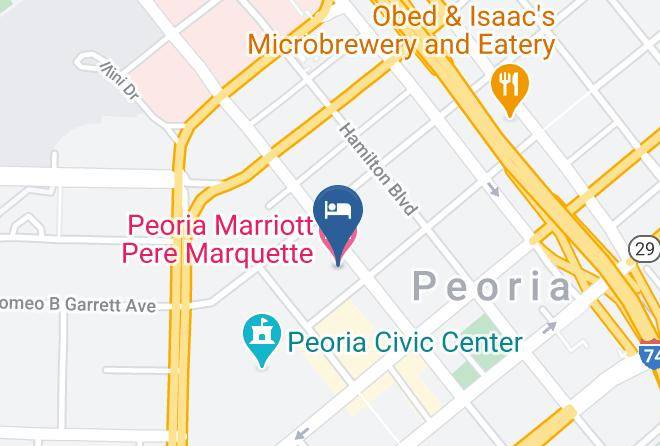Peoria - Peoria Marriott Pere Marquette Maps