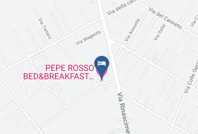 Rome - Pepe Rosso Bed&breakfast Restaurant Maps