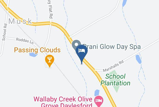 Hepburn - Peppermint Springs Retreat & Day Spa Maps