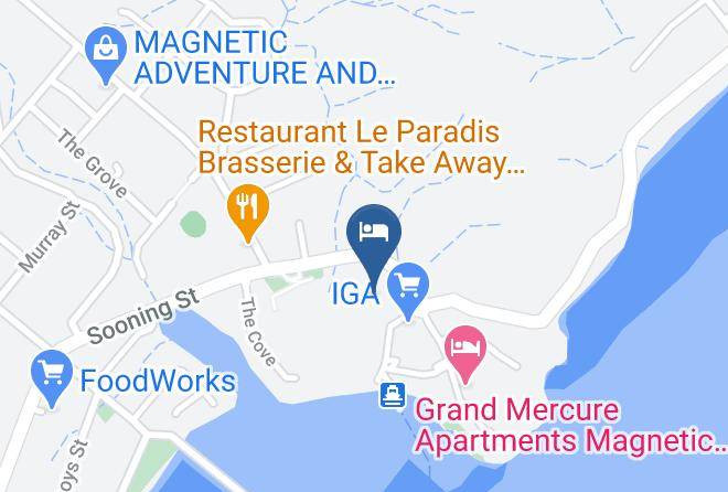Townsville - Peppers Blue On Blue Resort Magnetic Island Maps