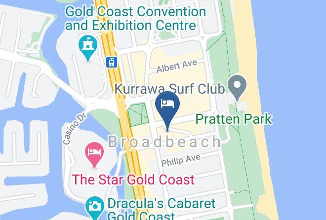 Gold Coast - Peppers Broadbeach Maps