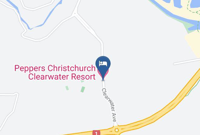 Christchurch - Peppers Christchurch Clearwater Resort Maps