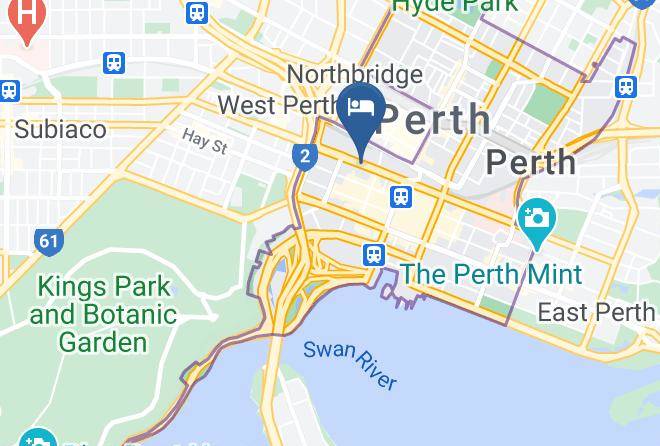 Perth - Rydges Perth Kings Square Maps