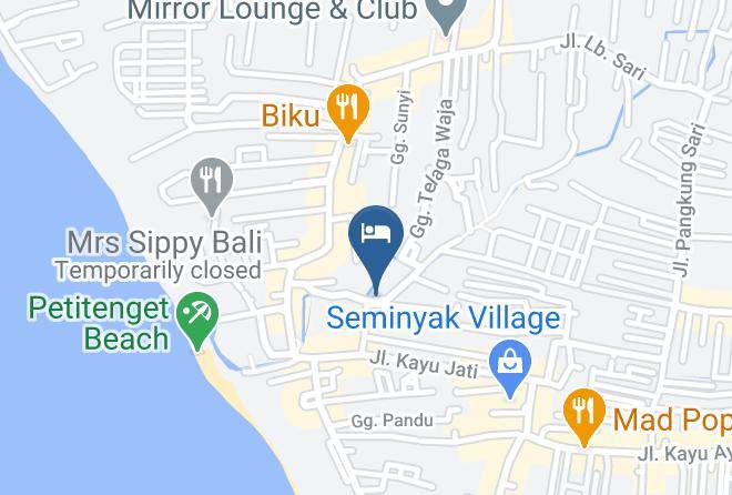 Badung Regency - Peppers Seminyak Maps