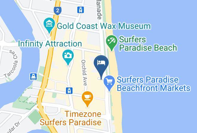 Gold Coast - Peppers Soul Surfers Paradise Maps