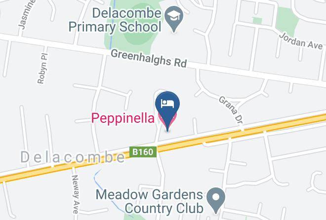 Ballarat - Peppinella Motel Maps