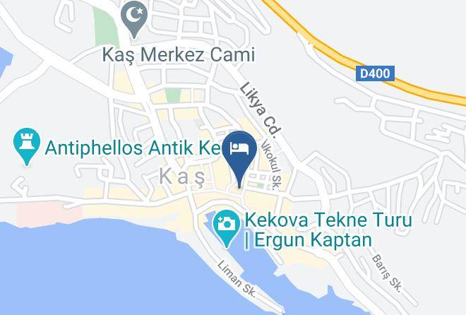 Kas - Pera Pansiyon Maps