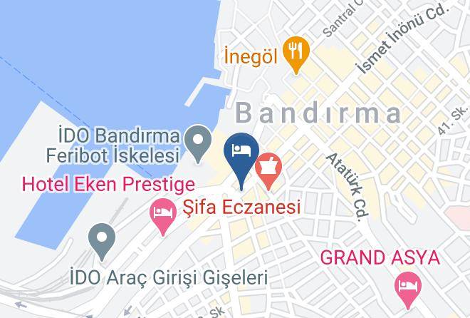 Bandirma - Sahil Otel Maps