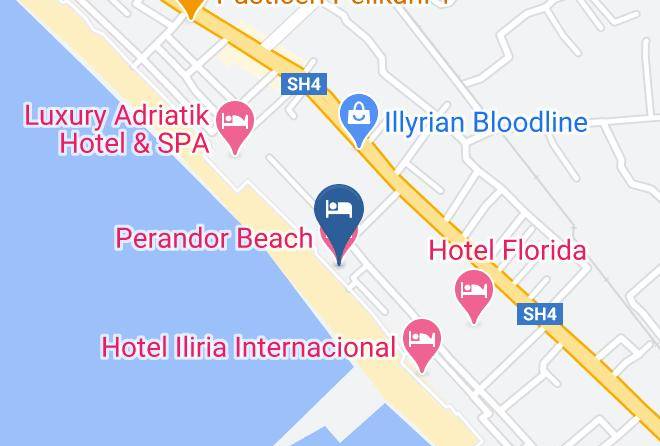 Durres - Perandor Beach Maps