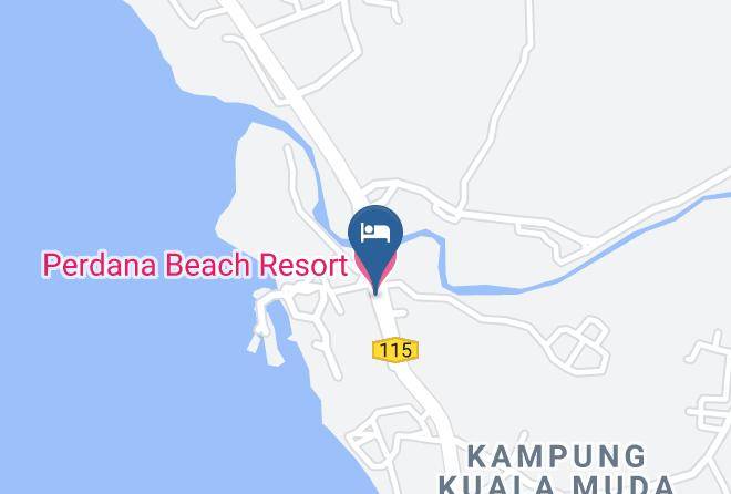 Langkawi - Perdana Beach Resort Maps