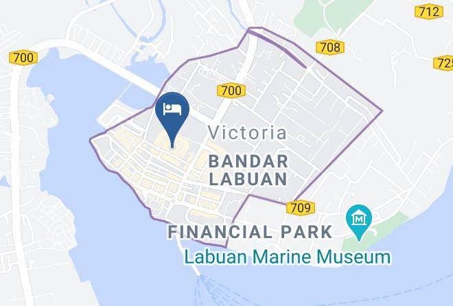 Perdana Hotel Labuan Map