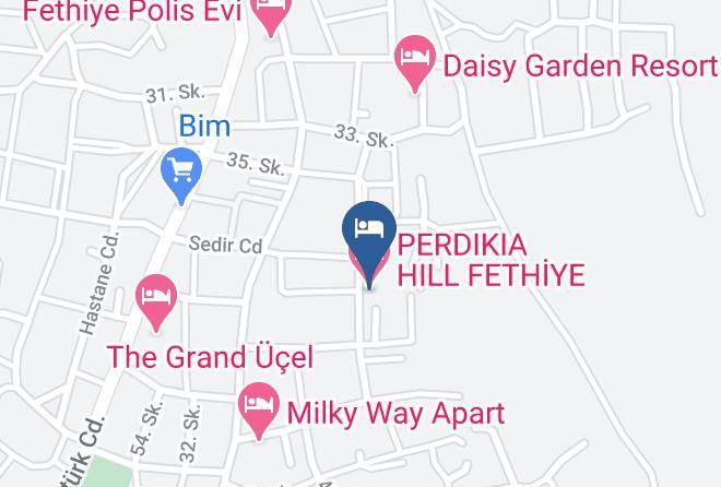 Fethiye - Perdikia Hill Fethiye Maps