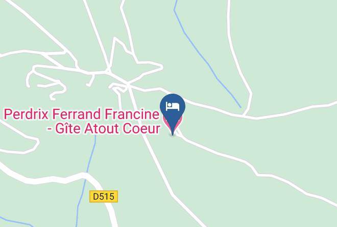 Aveyron - Perdrix Ferrand Francine Gite Atout Coeur Maps