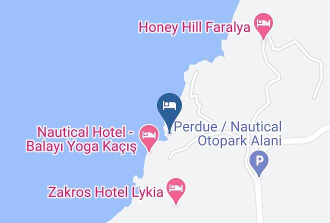 Mugla - Perdue Otel Maps