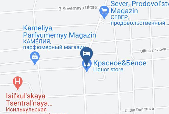 Isilkulsky District - Perekrestok Mini Hotel Maps