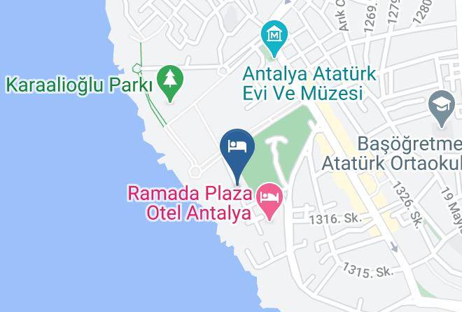 Muratpasa - Cap D' Perge Hotels Maps