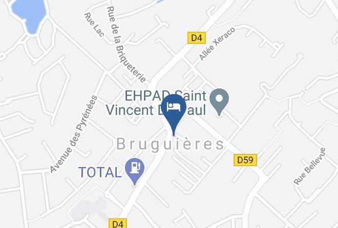 Pergola Hotel De Bruguieres Map