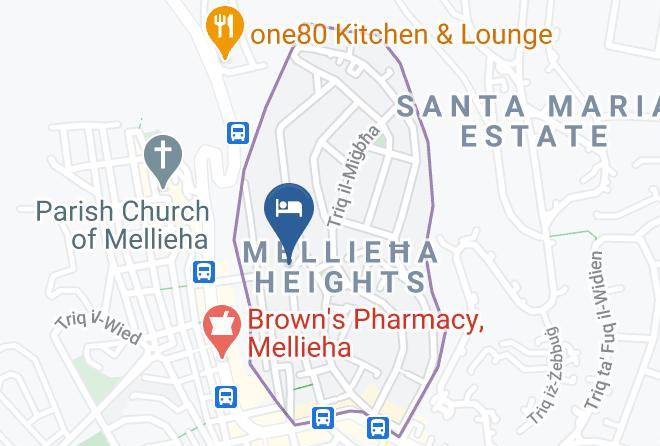 Mellieha - Pergola Hotel & Spa Maps