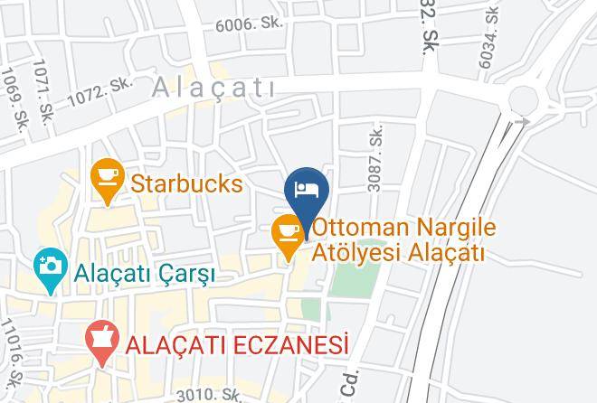 Cesme - Peri Art Hotel Maps