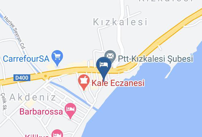 Erdemli - Peri Hotel Maps