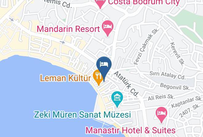 Bodrum - Perice Butik Pansiyon Maps
