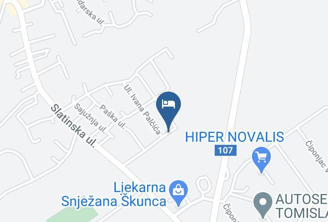 Novalja - Perisresort Maps