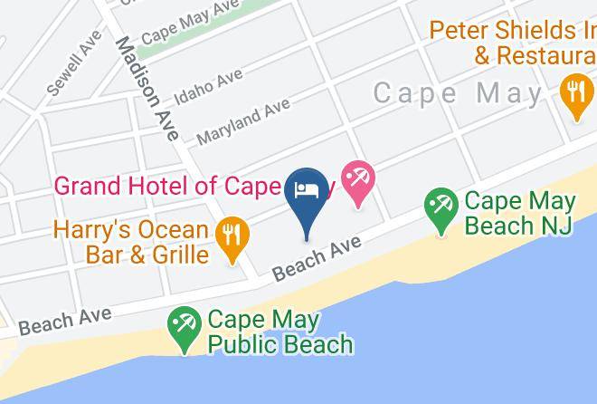 Cape May - Periwinkle Inn Hotel Cape May Oceanfront Maps