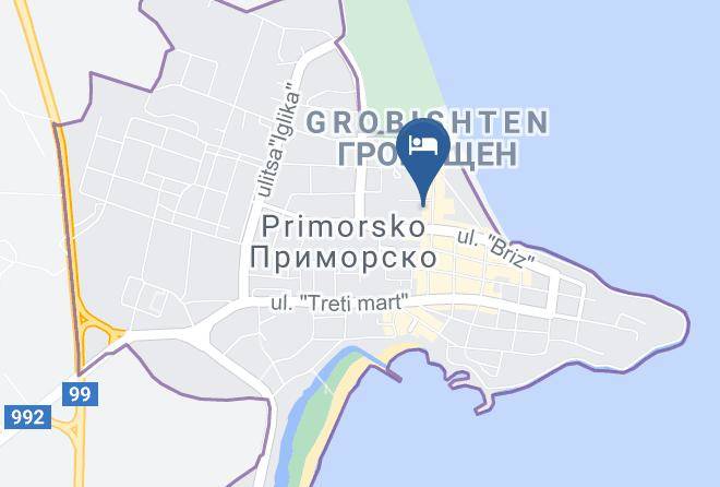 Perla Beach Holiday Club Map